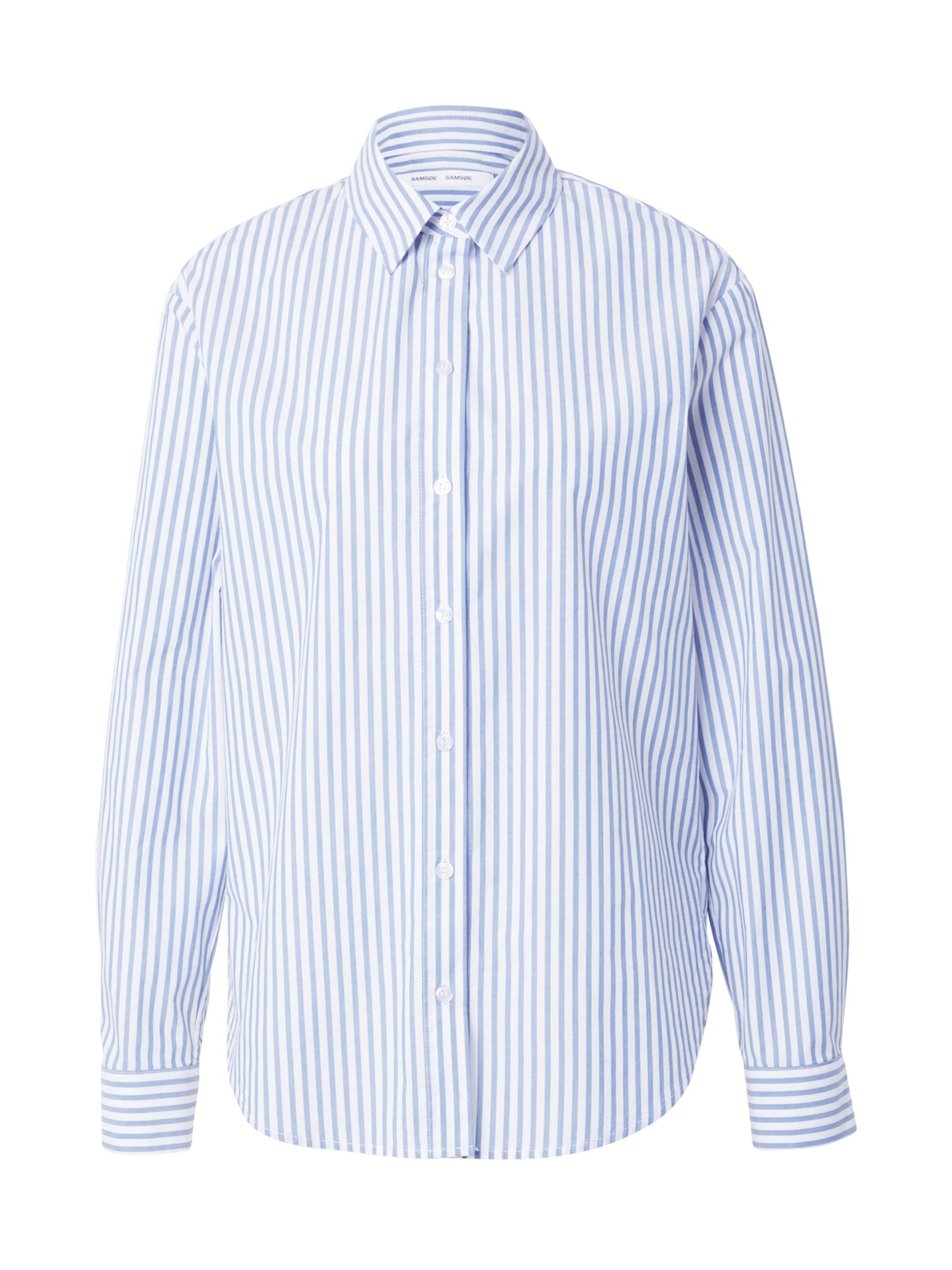 Blusa 'Adisoni' Samsøe Samsøe en Azul Claro 14848760 ¡Tendencia ahora!