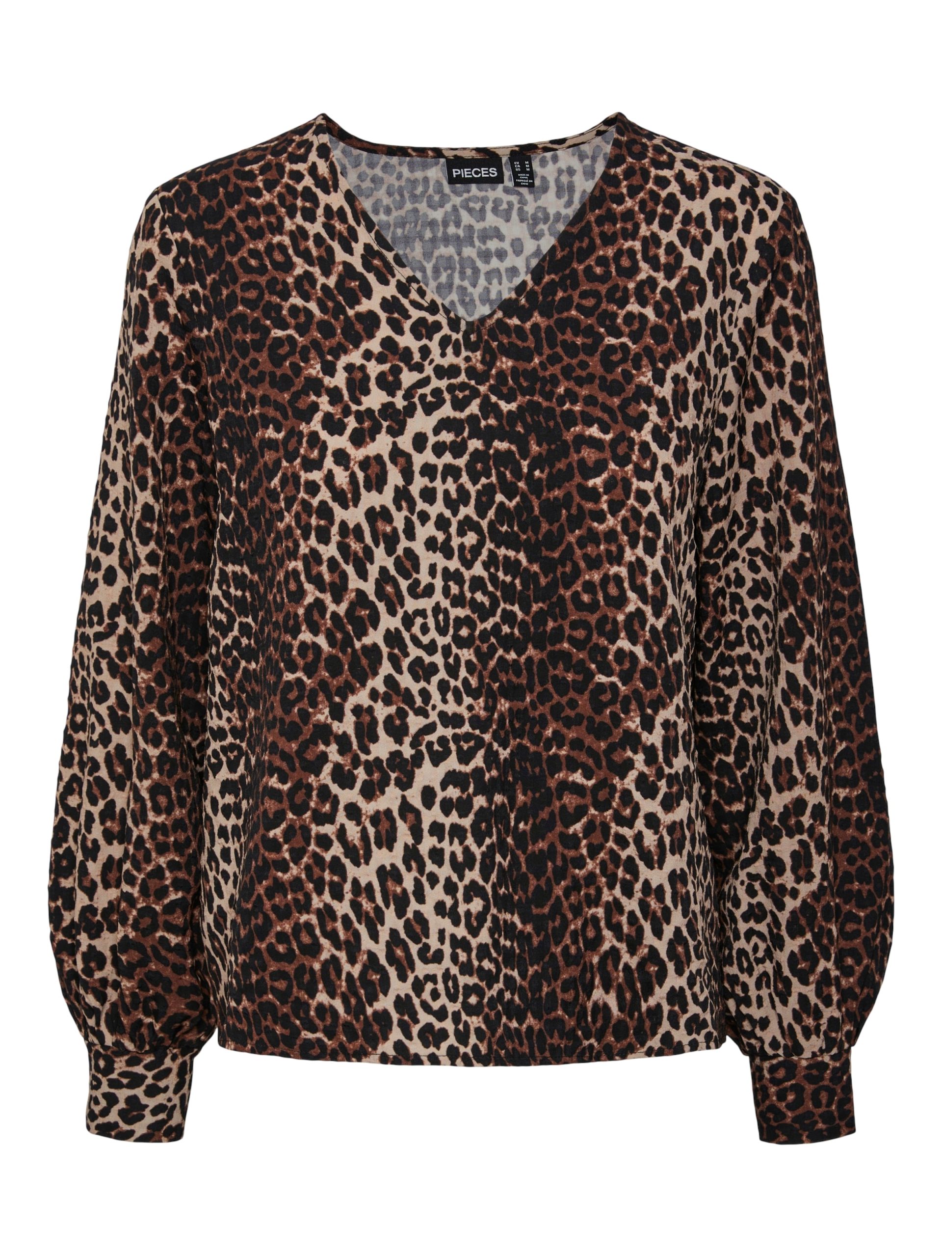 Blusa 'MELLISA' PIECES en Marrón 14393499 Especial