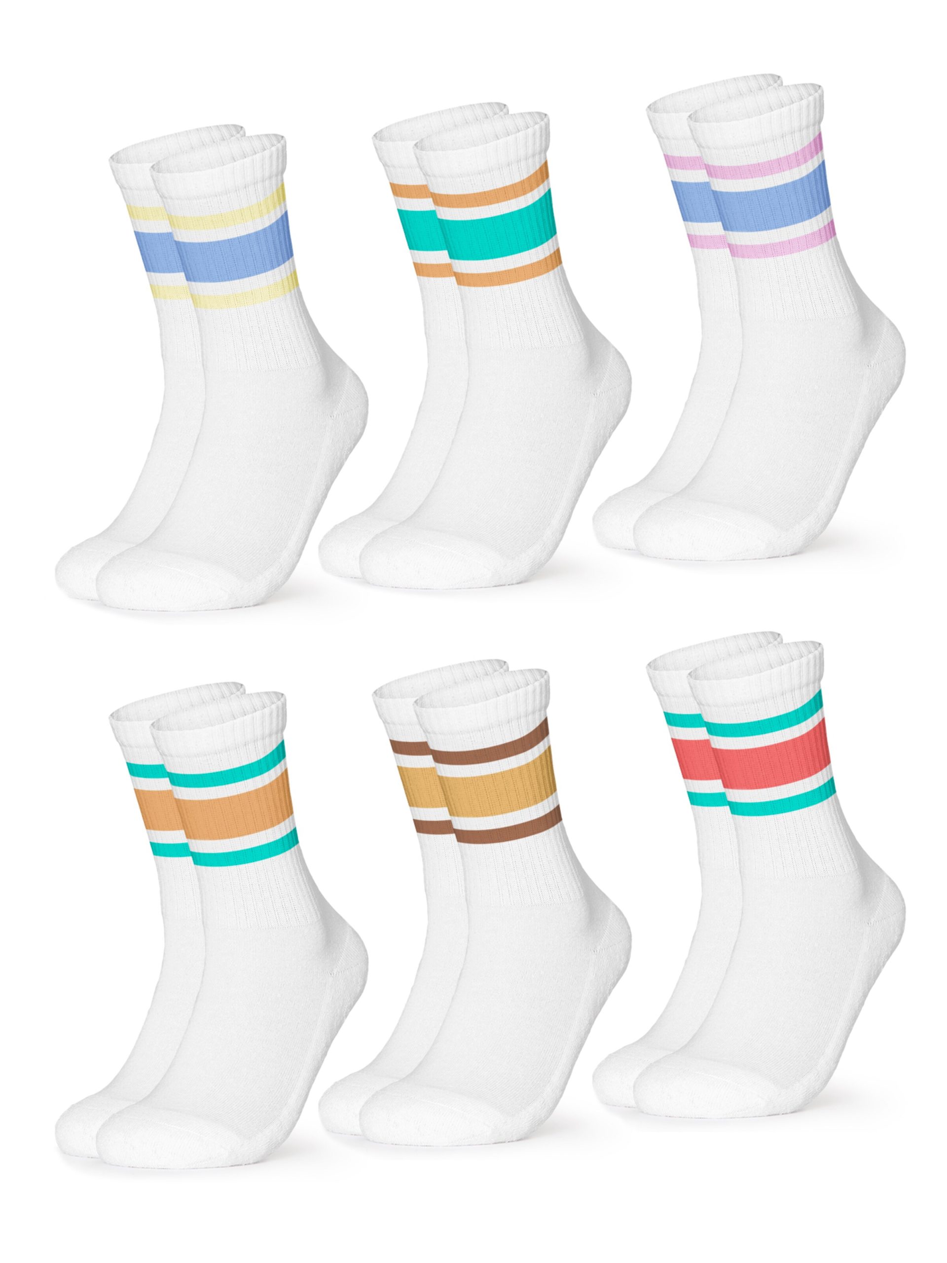 Calcetines deportivos 'Tennis Steffi' Occulto en Blanco 14429439 Gran venta en línea