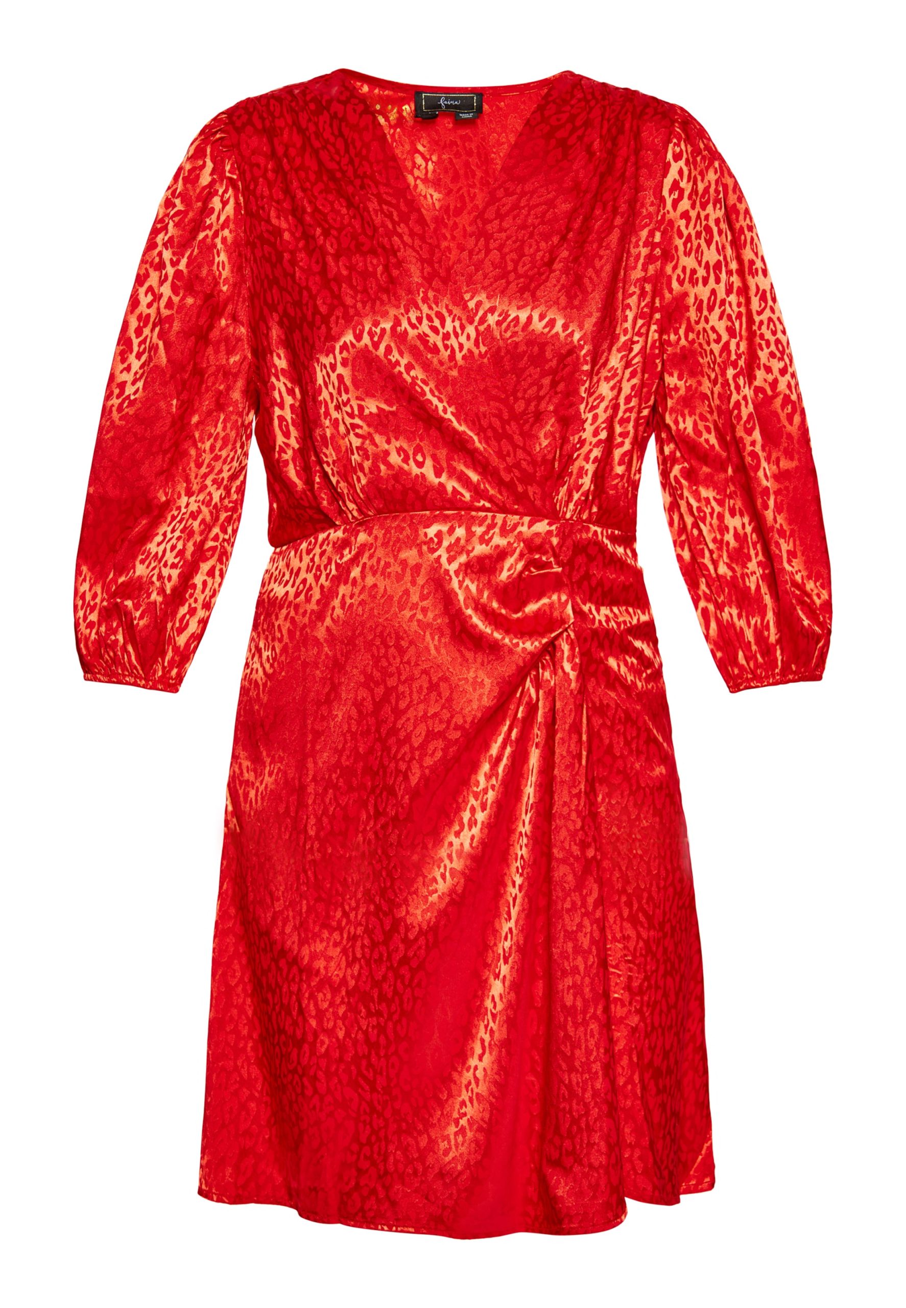 Vestido de gala faina en Rojo Anaranjado 15328666 Trato en línea