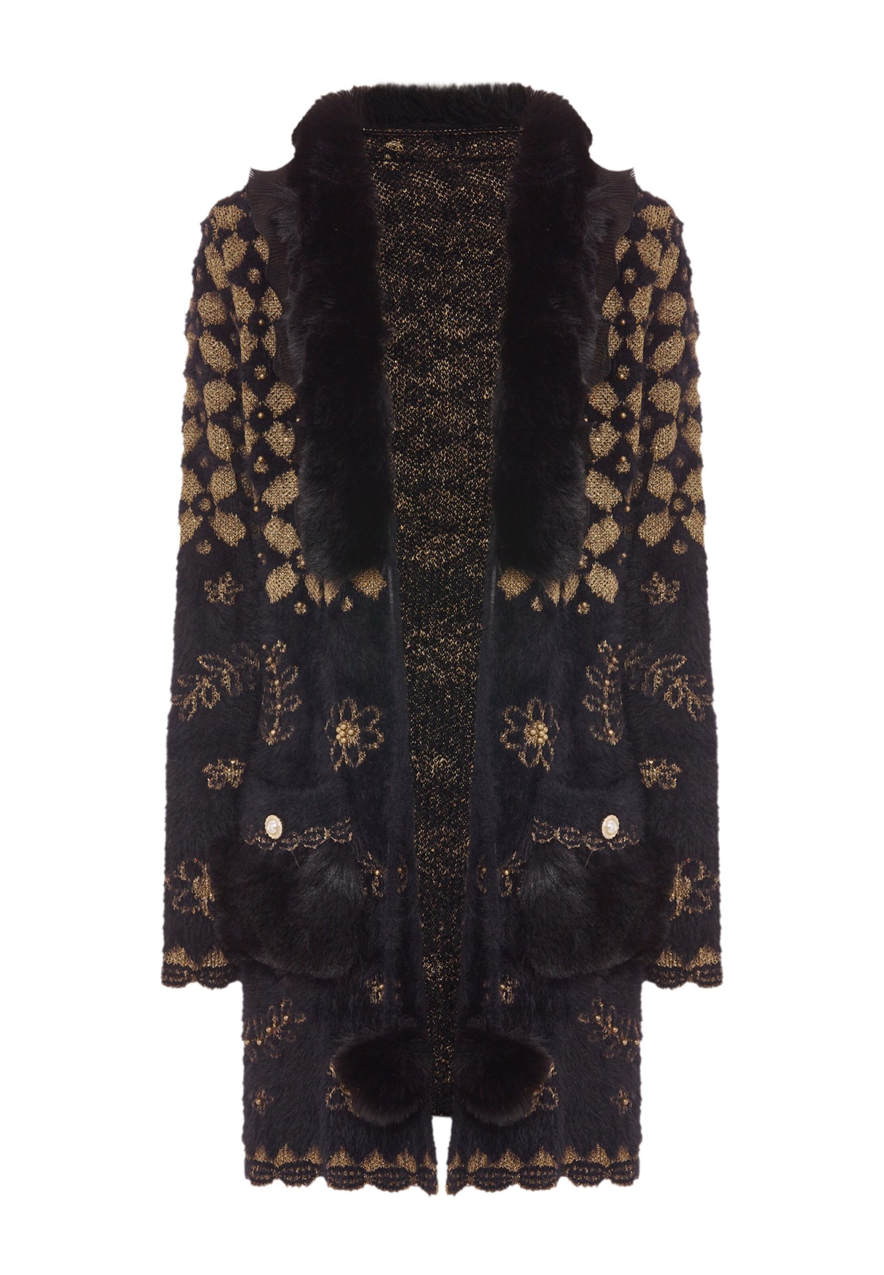 Cárdigan faina en Negro 15252911 Oferta caliente