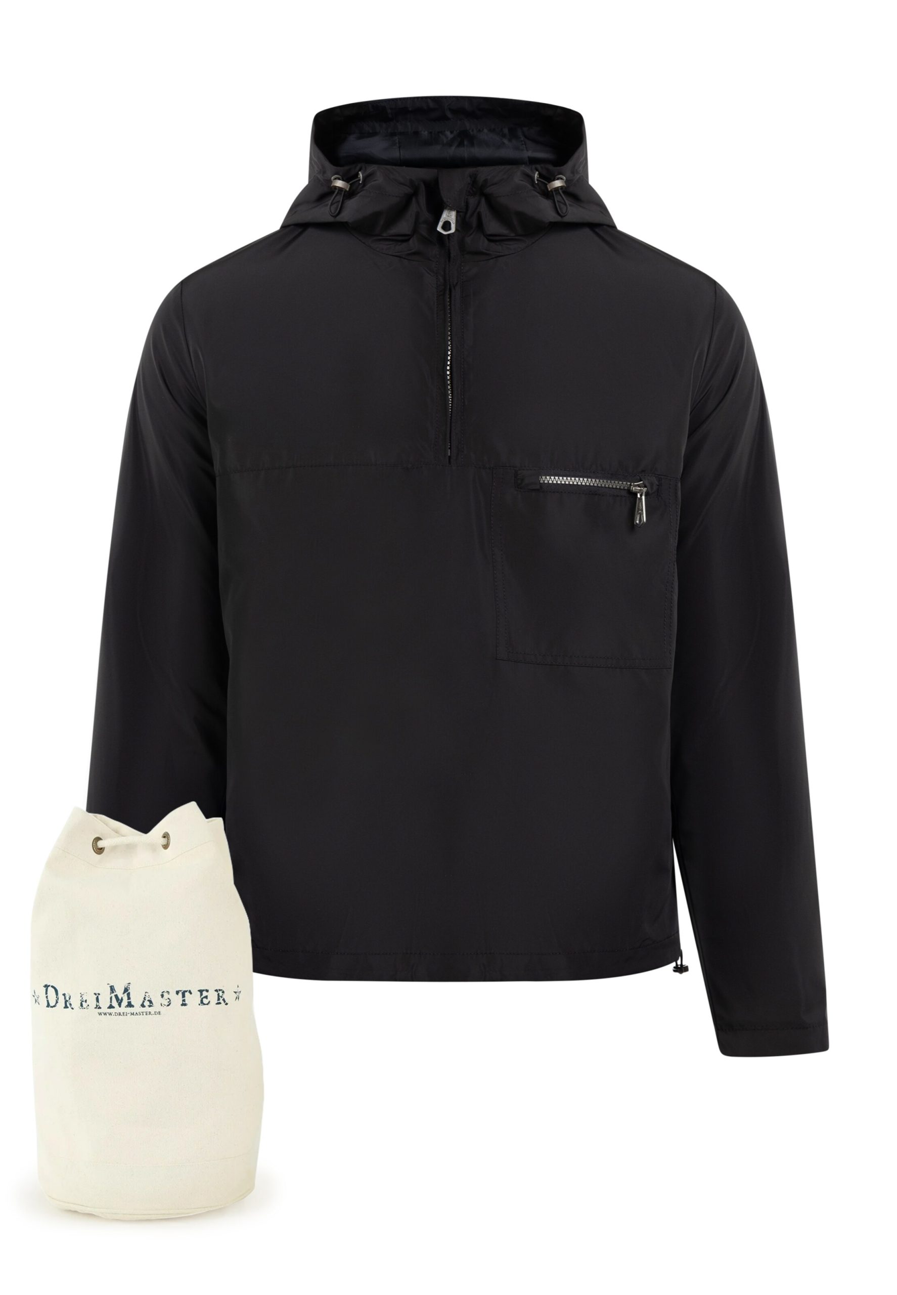 Chaqueta de entretiempo DreiMaster Maritim en Negro 15030969