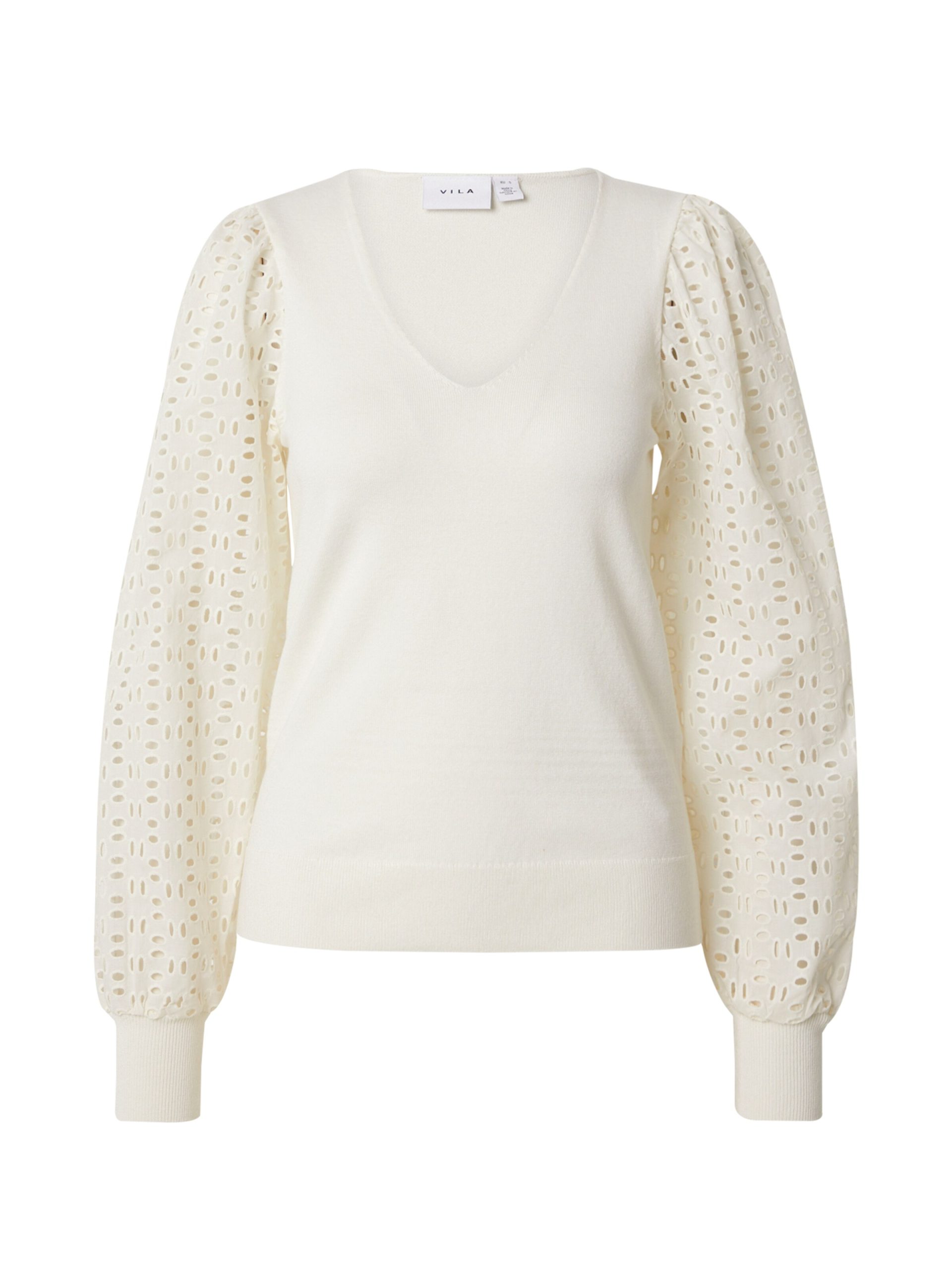 Jersey 'LACINE' VILA en Offwhite 14928209