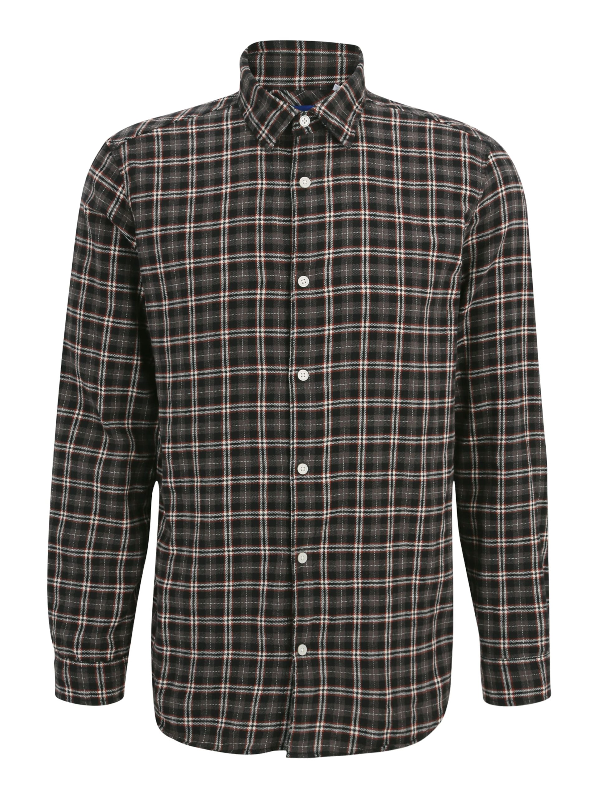 Ajuste confortable Camisa 'JORJOSHUA' JACK & JONES en Negro 21853186 Liquidación