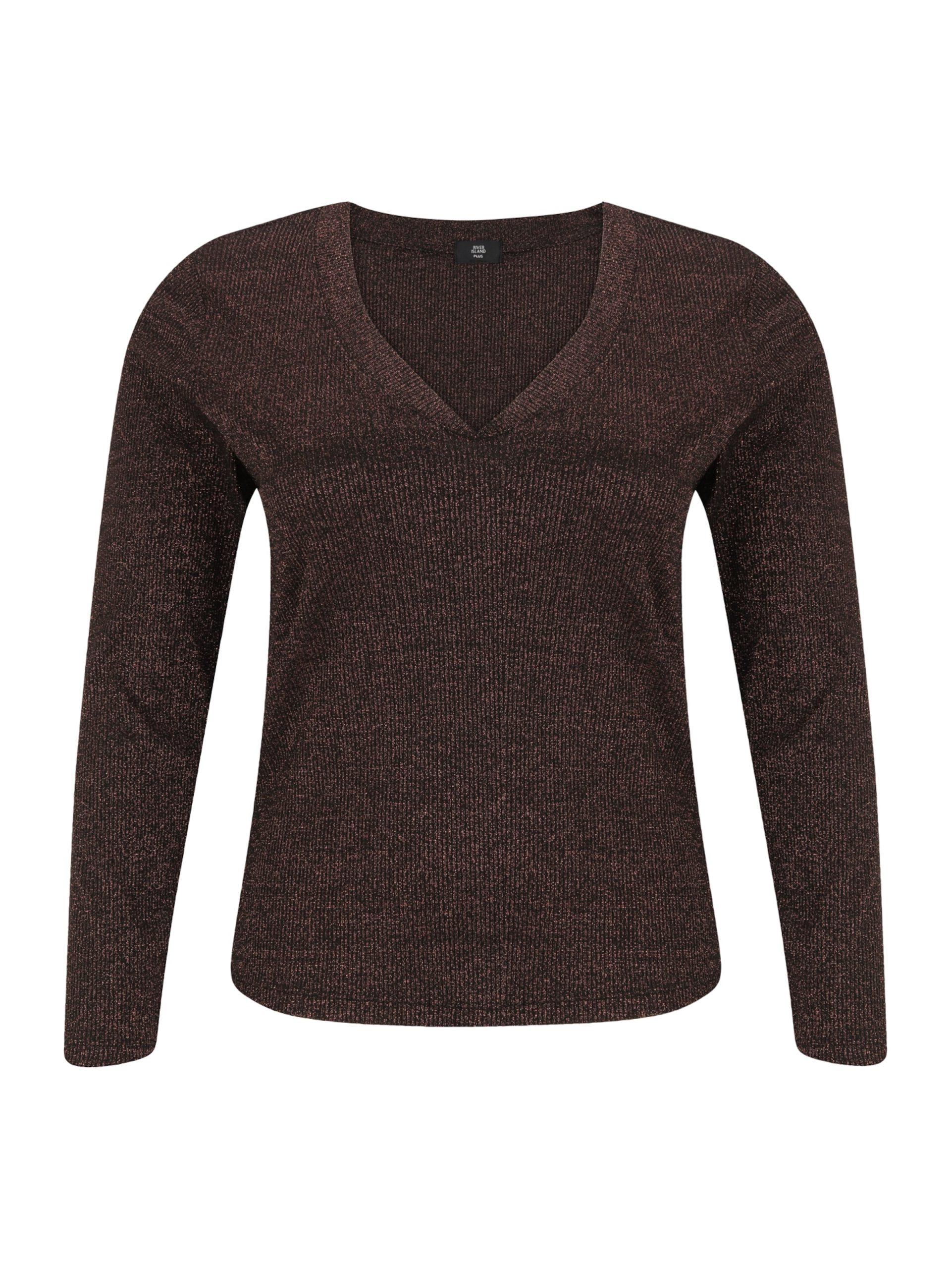 Camiseta River Island Plus en Bronce 15281259 En línea