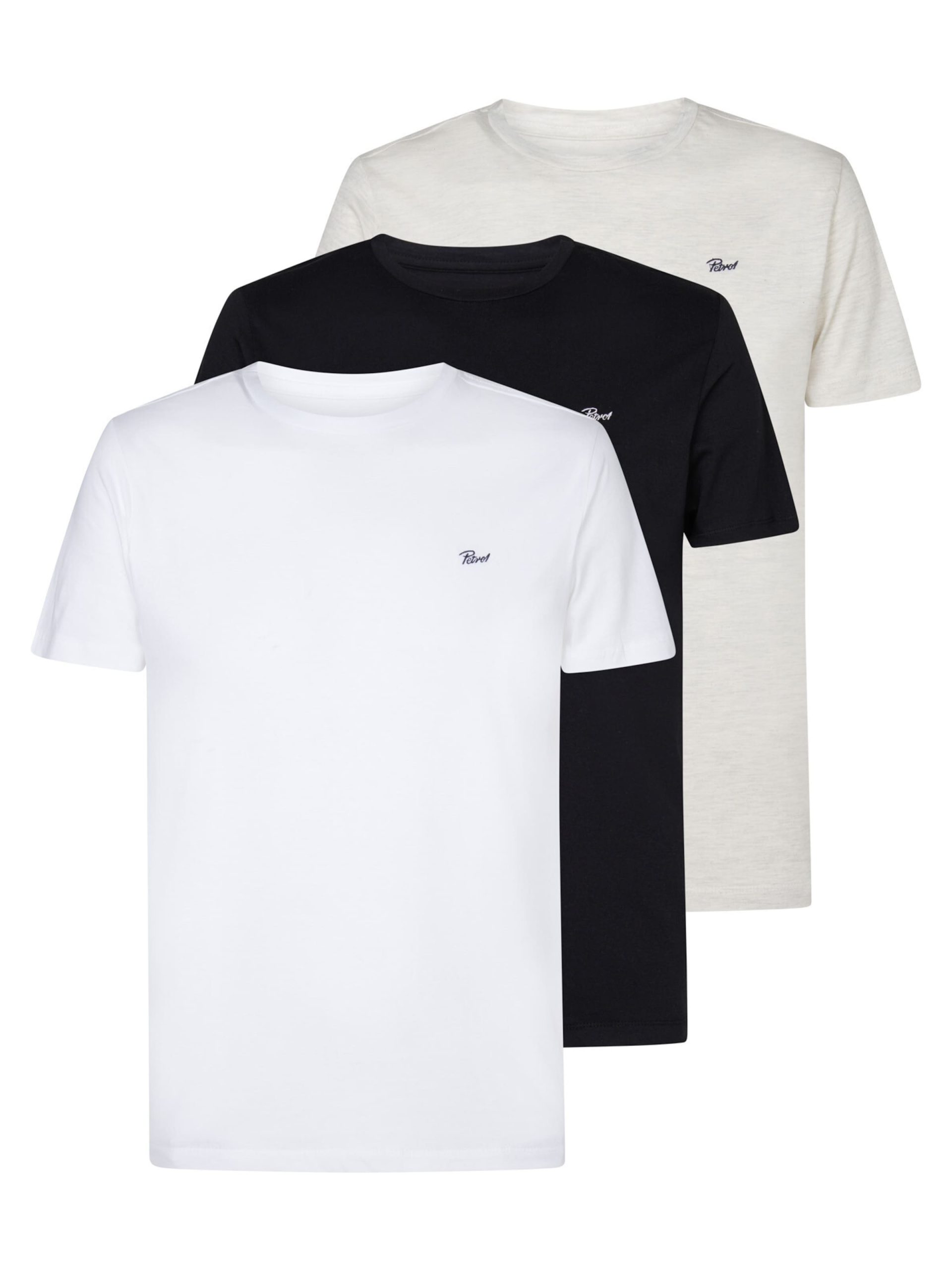 Camiseta 'Sidney' Petrol Industries en Greige, Negro, Blanco 15254275 Trato en línea