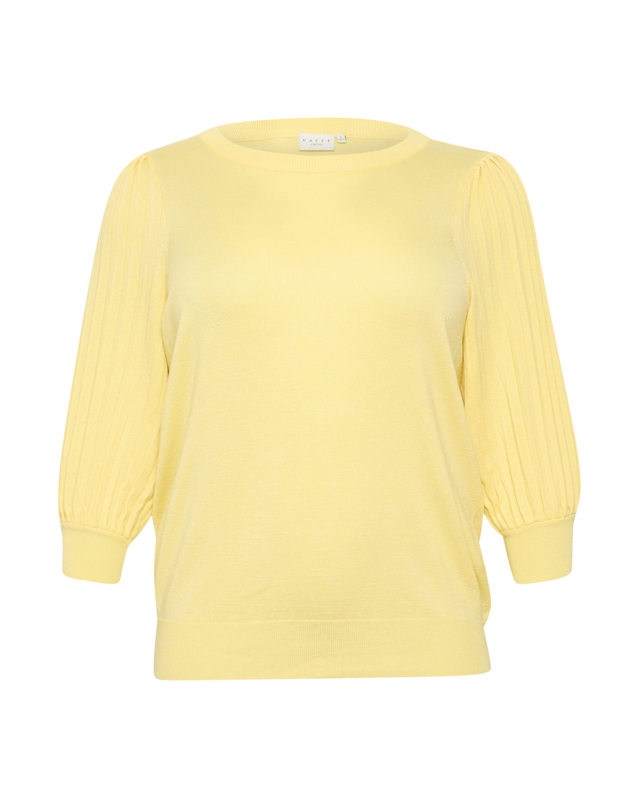 Jersey KAFFE CURVE en Amarillo Pastel 15076749 Descuento